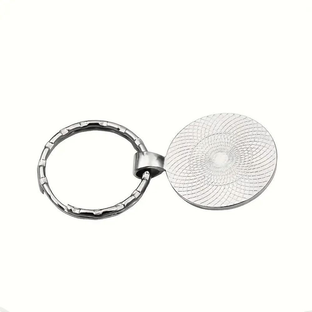 Floral Pattern Inspirational Keychain - Picture 4 of 4